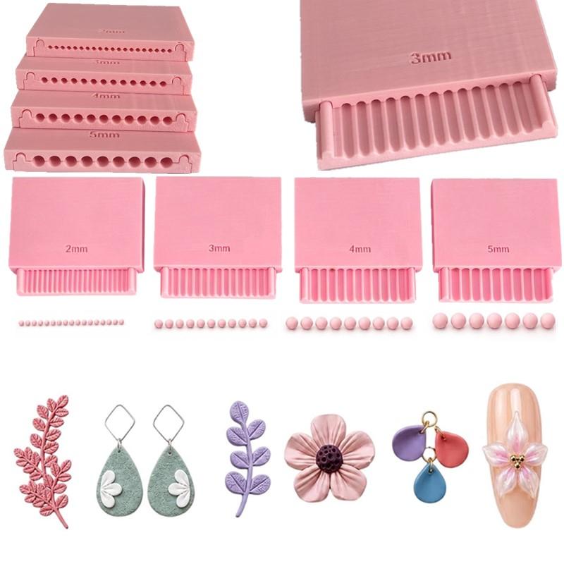 Jewelry Making Board - Polymer Clay Bead Roller Template Set,