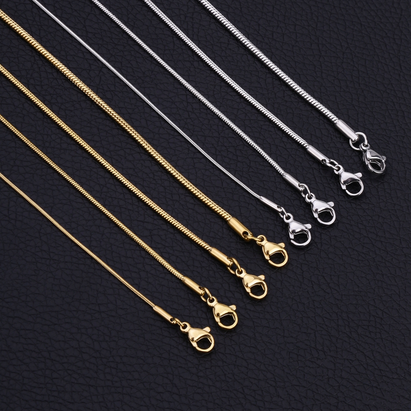 925 Sterling Silver Snake Chai - огляд і ціна Lobster Clasp Silver