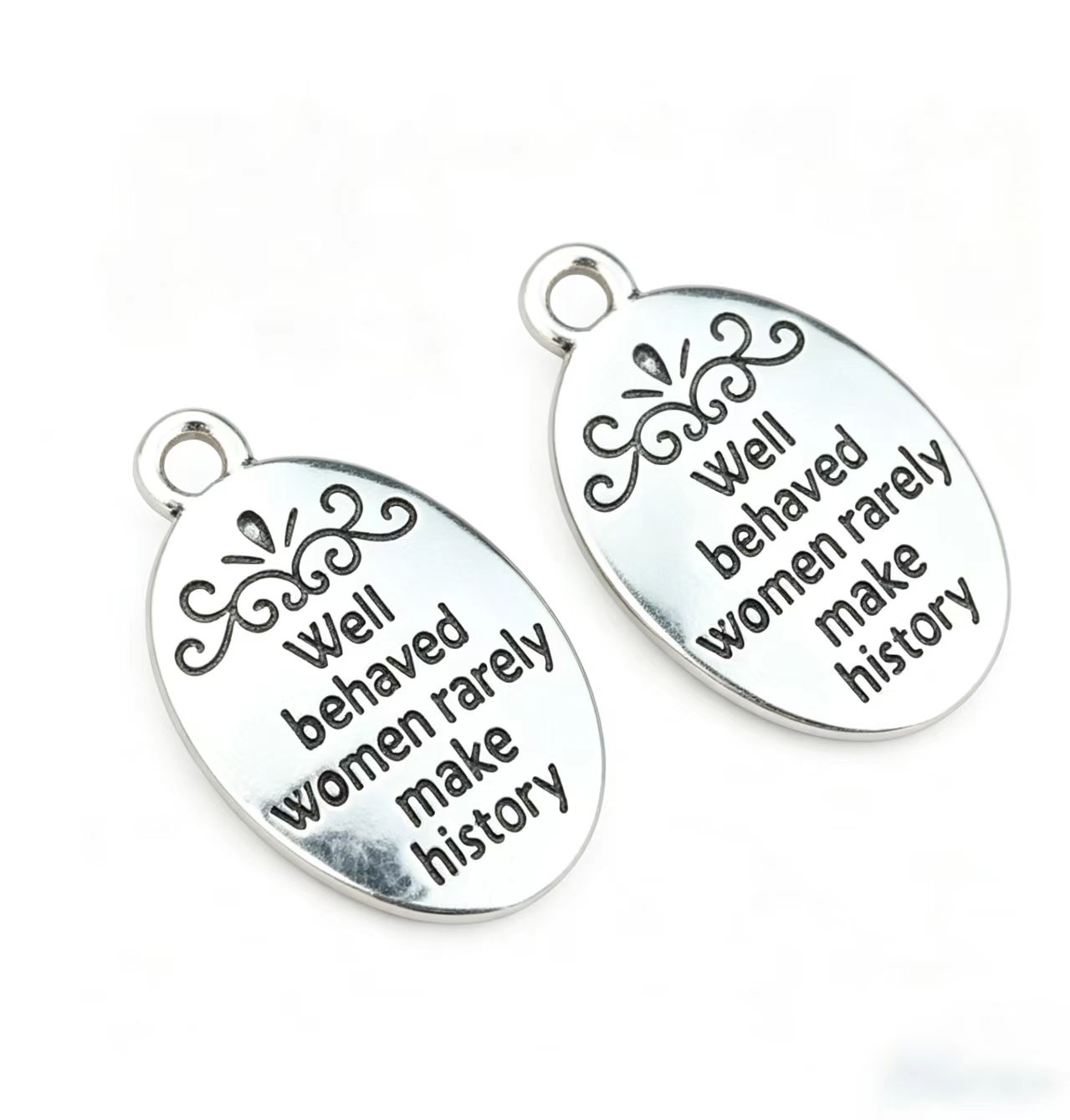 10 Pcs/Lot Oval Antique Silver - огляд і ціна Jewelry Making History