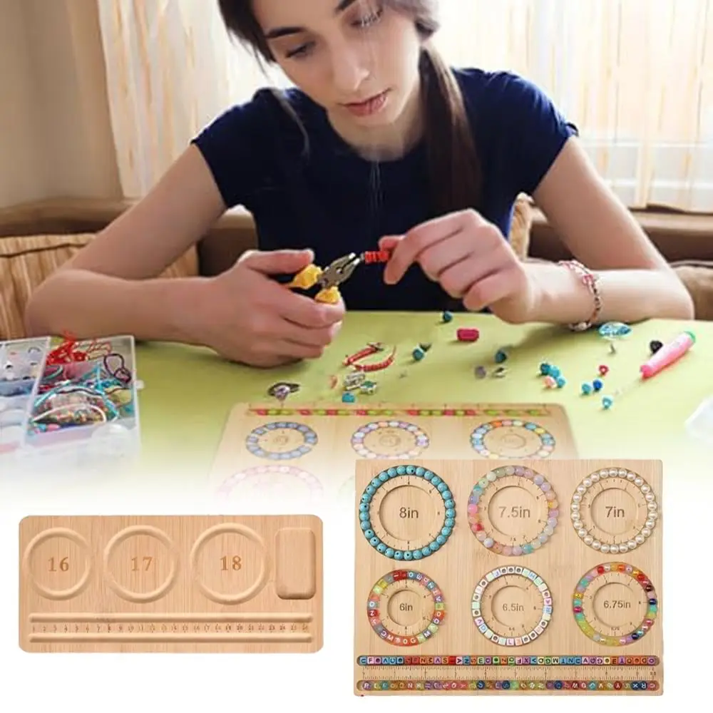 8 Type Wooden Flocked Beading  - огляд і ціна Jewelry Making Board