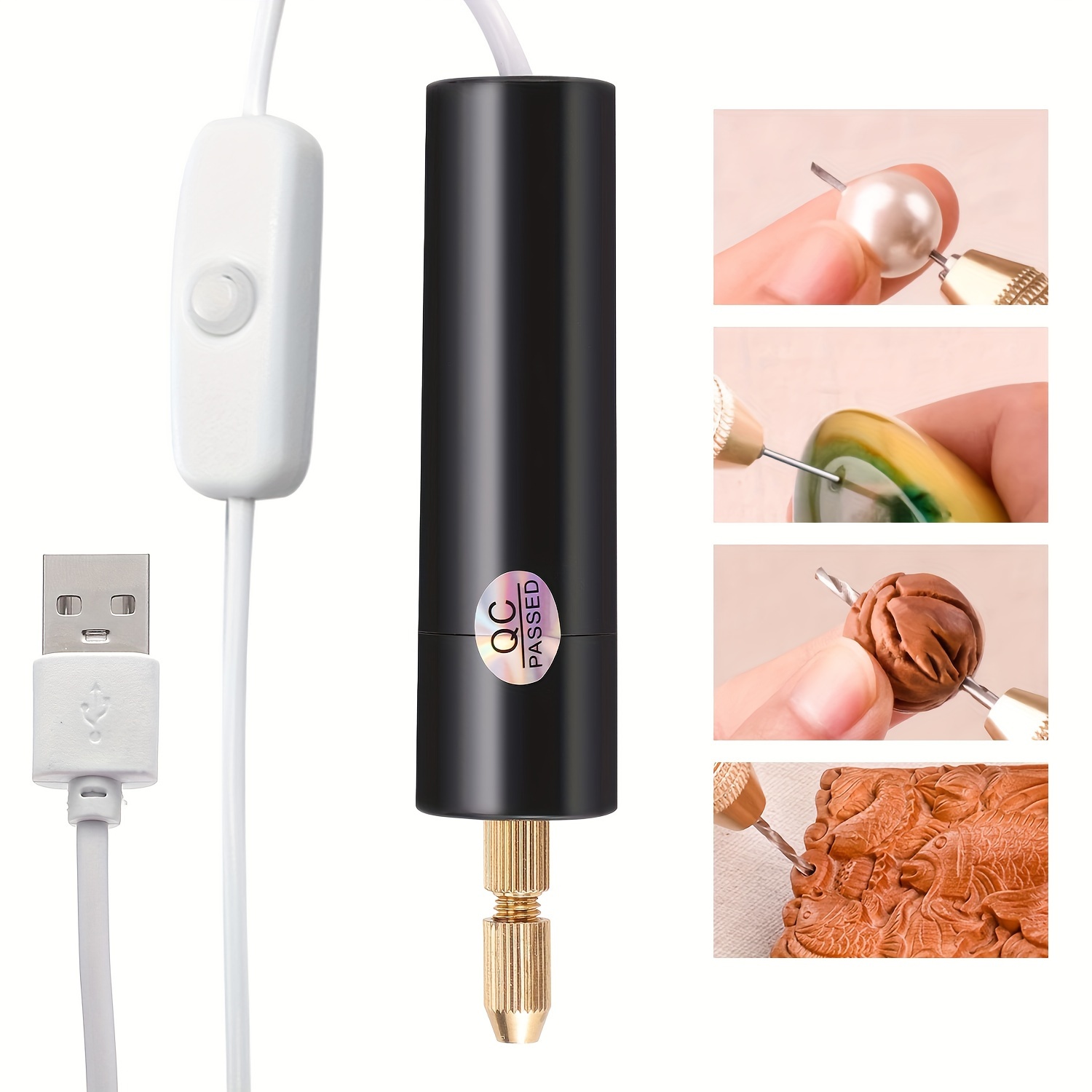 Mini Electric Drill Kit USB Re - огляд і ціна Jewelry Making Drill