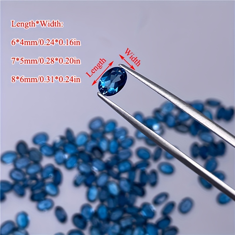 1pc natural London blue topaz- - огляд і ціна Jewelry Making London
