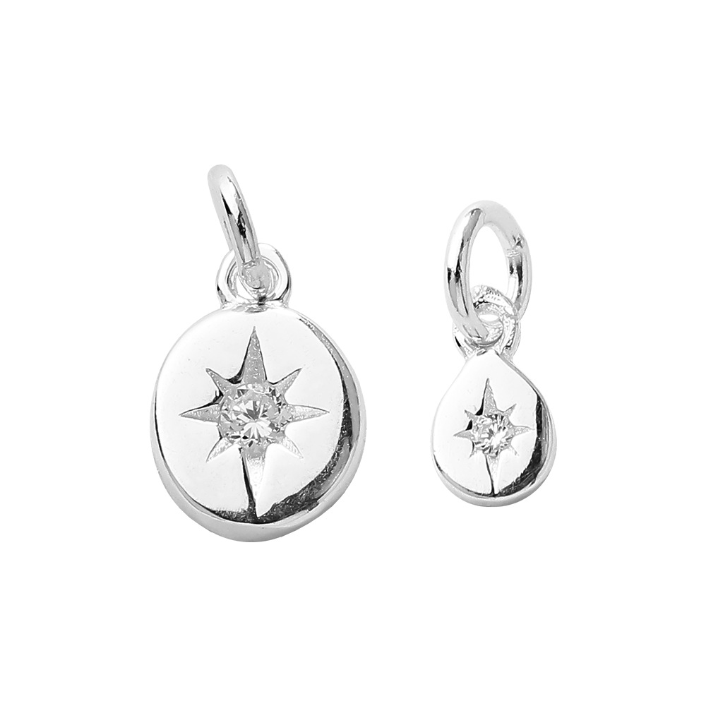 925 Silver Star Charm 925 Silv - огляд і ціна Jewelry Making In La