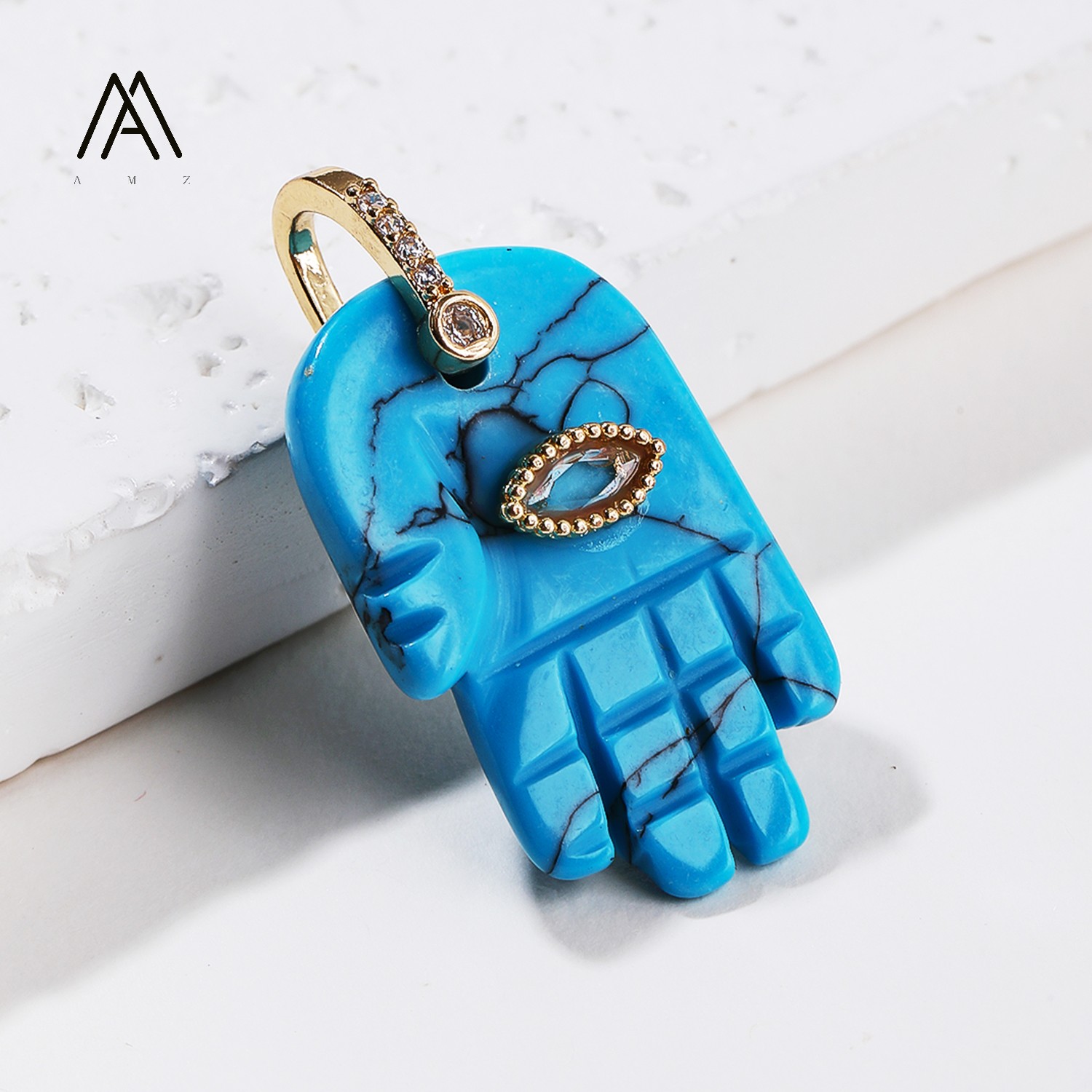 1/3/5/10pcs Hamsa Fatima Hand  - огляд і ціна Jewelry Making Gemstones