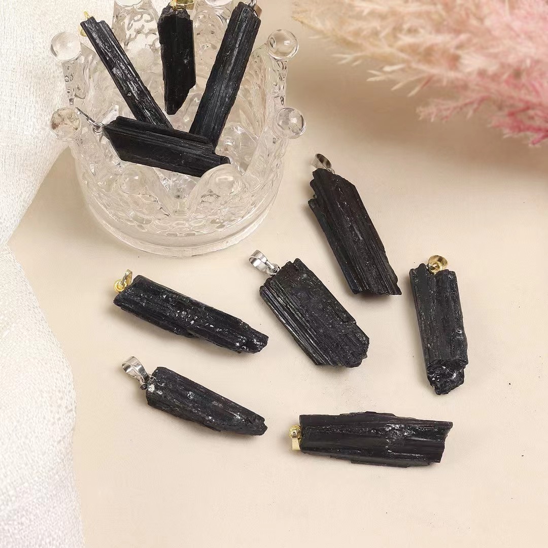 10pcs  Irregular Raw Black Tou - огляд і ціна Jewelry Making Gemstones