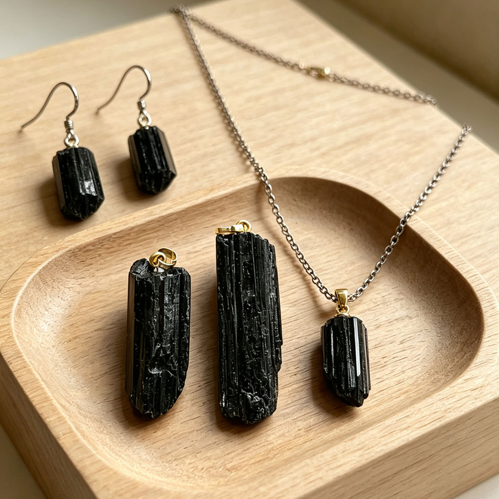 10pcs  Irregular Raw Black Tou - огляд і ціна Jewelry Making Gemstones